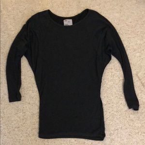 Gray Sweatshirt Dress, Size S